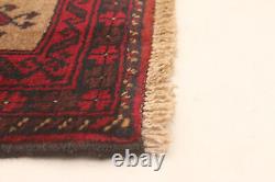 Traditional Vintage Hand-Knotted Carpet 2'11 x 4'9 Wool Area Rug