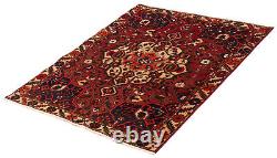 Traditional Vintage Hand-Knotted Carpet 4'11 x 6'0 Wool Area Rug