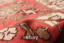 Traditional Vintage Hand-Knotted Carpet 4'3 x 6'9 Wool Area Rug