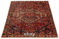 Traditional Vintage Hand-Knotted Carpet 4'8 x 6'3 Wool Area Rug