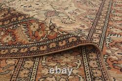 Traditional Vintage Hand-Knotted Carpet 6'3 x 9'7 Wool Area Rug