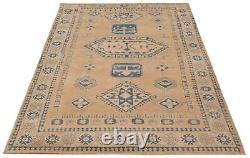 Traditional Vintage Hand-Knotted Carpet 6'8 x 10'1 Wool Area Rug