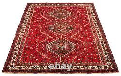 Traditional Vintage Hand-Knotted Carpet 6'8 x 9'5 Wool Area Rug