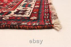 Traditional Vintage Hand-Knotted Carpet 6'8 x 9'5 Wool Area Rug