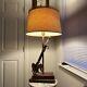 Trench Art Lamp With Eagle And Real Sheathed Sword One Of A Kind