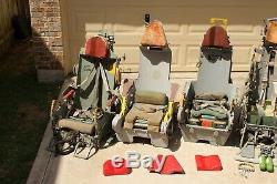 ULTRA RARE One-of-a-Kind CENTURY SERIES Set of EJECTION SEATS! 6x E-Seats