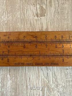 UNIQUE 1930's Classroom Demonstration Wood Slide-Rule, 42in, ONE OF A KIND