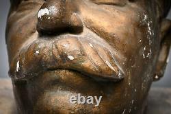 UNIQUE, GIANT, ONE-OF-A-KIND Josef Stalin Statue Head from Ukraine 1940-50's