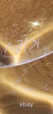 Ukrainian Studio Art Signed by Vladimir Zatynaiko Amber Glass ONE OF A KIND