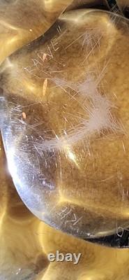 Ukrainian Studio Art Signed by Vladimir Zatynaiko Amber Glass ONE OF A KIND