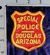 Undocumented Douglas Az Arizona Police Sheriff Marshal Patch One Of A Kind 50's