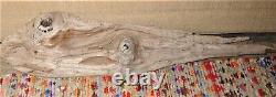 Unique Large Fish Driftwood Piece From Shore of Lake Michigan One of a Kind