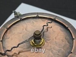 Unique One Of A Kind Table Steampunk Clock Handmade From Copper Signed By Author