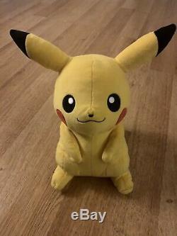 Unique Pokemon Collectible. Pikachu Plush SIGNED BY KEN SUGIMORI. One Of A Kind