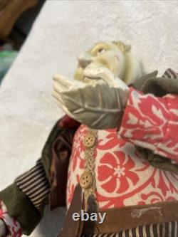 Unique Pumpkin Head 20 Halloween Figurine One Of A Kind