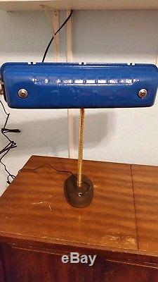 Unique Vintage Ford Y-Block Valve Cover Desk Lamp WithLED light! One of a kind