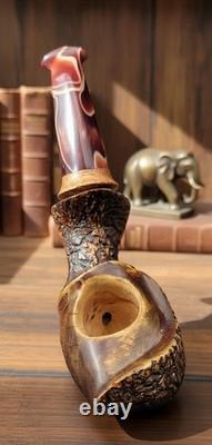 Unsmoked Darren Peditto Elephant Trunk Freehand Artisan Pipe One of a Kind