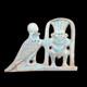 Very Rare Antique Egyptian Large Stone/faience Amulet Figure. One Of A Kind