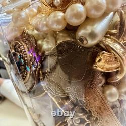 VINTAGE Holy grail jewelry jar $300+ rare luxury treasure lot one of a kind