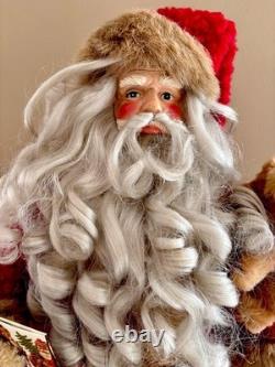 VTG 1995 Holiday Workshop Figments of Folklore Ruth Chamenisch 25 Santa NWT