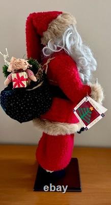 VTG 1995 Holiday Workshop Figments of Folklore Ruth Chamenisch 25 Santa NWT