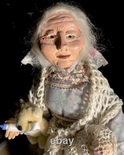 VTG Grandma For Hire Character By Marina Cantlon 1985 Handmade-One Of A Kind