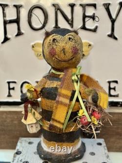 VTG Krisnick by Tom Panetta Handcrafted Primitive Standing Bumblebee 15 USA