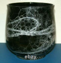 VT Mug One Of A kind Signed Hand Thrown Studio Art Pottery Black Coffee Tea Cup