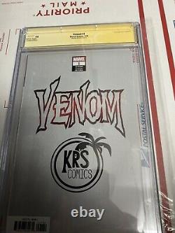 Venom 1 2018 Mayhew variant CGC 9.8 SS one of a kind signed by Stan Lee