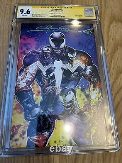 Venom #35 Clayton Crain One Of A Kind Web Signature Road Tour Exclusive CGC 9.6