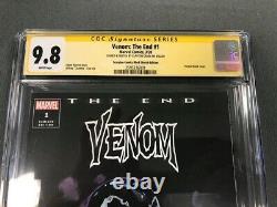Venom The End 1 CGC SS 9.8 CUSTOM ONE OF A KIND PAINTED COVER BY CLAYTON CRAIN