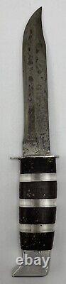 Very Early Buck Knife Stacked Lucite Handle One Of A Kind OOAK Benchmade