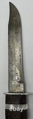 Very Early Buck Knife Stacked Lucite Handle One Of A Kind OOAK Benchmade