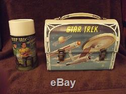 Very Near Mint Vintage 1968 Domed Star Trek Lunchbox Absolutely One of a Kind