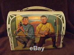 Very Near Mint Vintage 1968 Domed Star Trek Lunchbox Absolutely One of a Kind