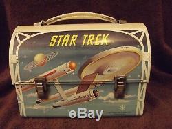 Very Near Mint Vintage 1968 Domed Star Trek Lunchbox Absolutely One of a Kind