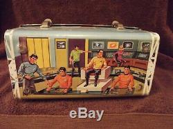 Very Near Mint Vintage 1968 Domed Star Trek Lunchbox Absolutely One of a Kind