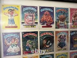 Very Rare-One of a Kind-Garbage Pale Kids Framed-original 80s card