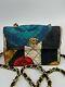 Very Rare 1988 Chanel Spring Collection Micro Mini Floral Flap Purse One Of Kind