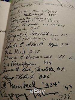 Very rare multiple signed World War II War Eagles book memorabilia One of a kind