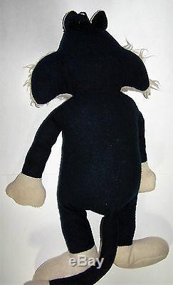 Vintage 34 Looney Tunes Sylvester the Cat Plush One Of A Kind