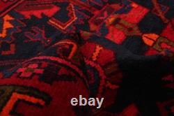 Vintage 3'7 x 5'0 Traditional Hand Knotted Vegetable Dye Wool Area Rug