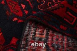 Vintage 3'7 x 5'0 Traditional Hand Knotted Vegetable Dye Wool Area Rug