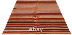 Vintage 4'10 x 8'10 Traditional Wool Hand Woven Oriental Area Rug