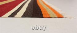 Vintage 4'10 x 8'10 Traditional Wool Hand Woven Oriental Area Rug