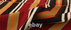 Vintage 4'10 x 8'10 Traditional Wool Hand Woven Oriental Area Rug