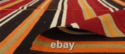 Vintage 4'10 x 8'10 Traditional Wool Hand Woven Oriental Area Rug