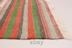 Vintage 5'2 x 9'9 Traditional Wool Hand Woven Oriental Area Rug