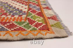 Vintage 6'9 x 9'8 Traditional Wool Hand Woven Oriental Area Rug