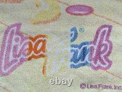 Vintage 90's LISA FRANK Painting Panda Beach Towel RARE One of a Kind